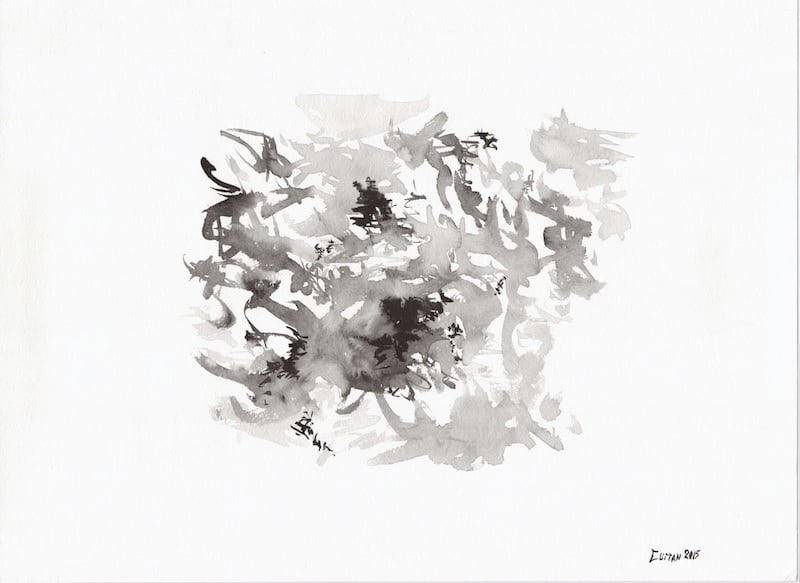 Buck's Painting for a Basket Full Of Dragons
