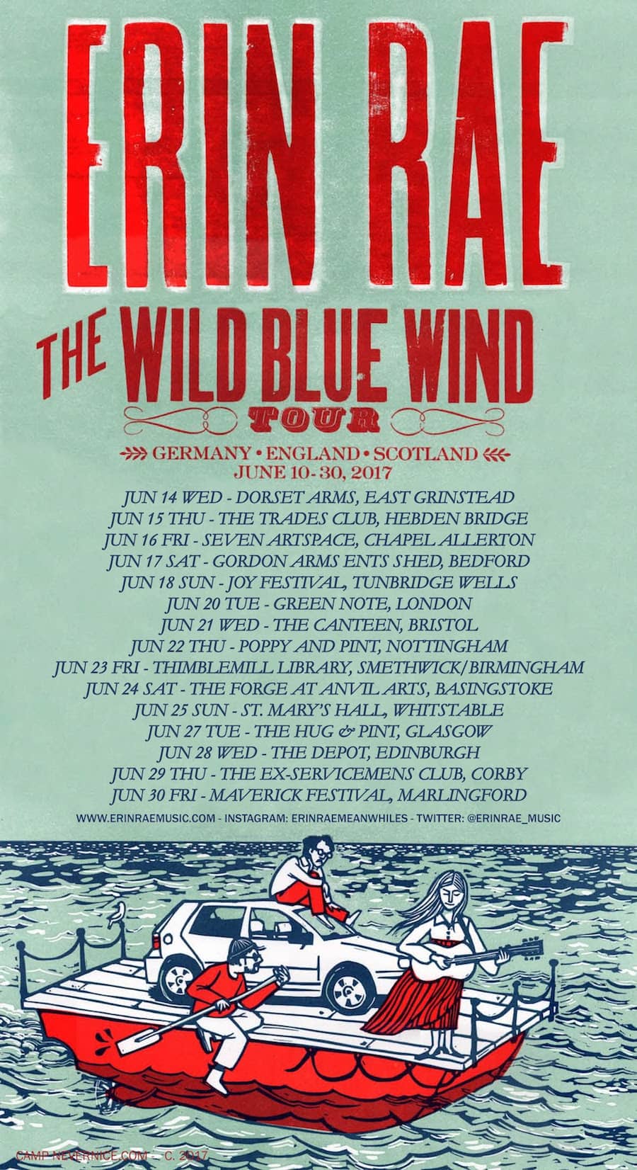 Erin Rae Tour