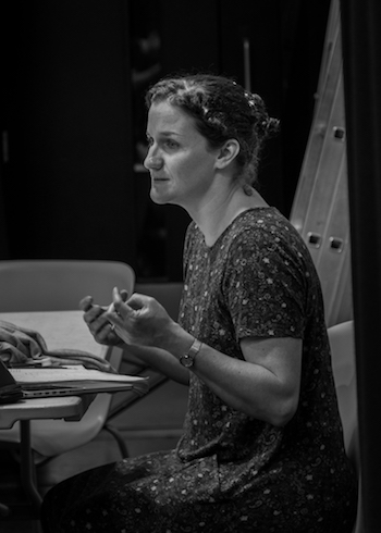 Playwright Lizzie Nunnery-To Have to Shoot Irishmen rehearsals - Photo by @themattdaniels-