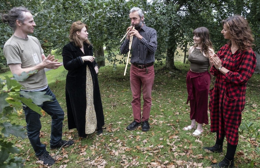 triple pipes Lorcan, Macgillivray, Barnaby, Josie, Gwyneth