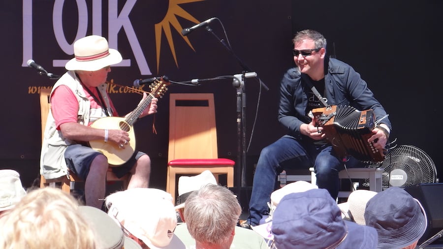 Mike Harding and Tim Edey 