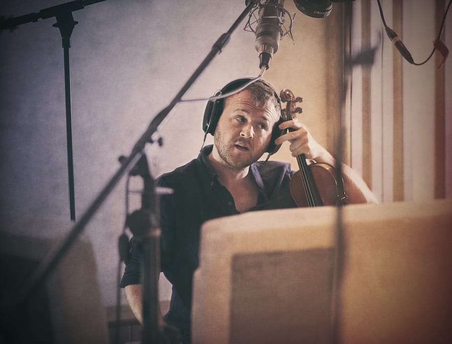 Sam Sweeney in the Studio