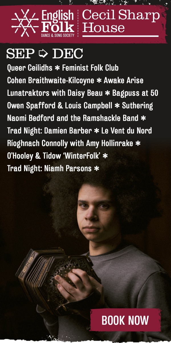 What's on at Cecil Sharp House (Sep-Dec)